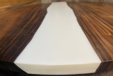 MARKED DOWN! - Round White Epoxy Table - 72"