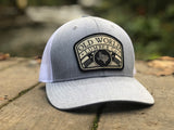Old World Texas Trucker - Gray White