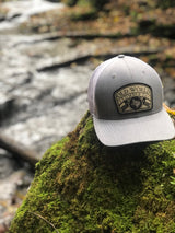 Old World Texas Trucker - Gray White