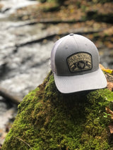 Old World Texas Trucker - Gray White