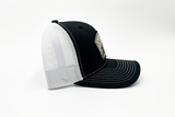 Old World Texas Trucker - Black White