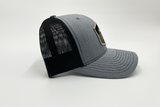 Old World Landscape Trucker- Gray Black
