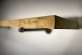 Hand Hewn Beam Shelf 48"