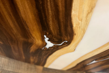 Round White Epoxy Table - 60"