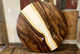 Round White Epoxy Table - 60"
