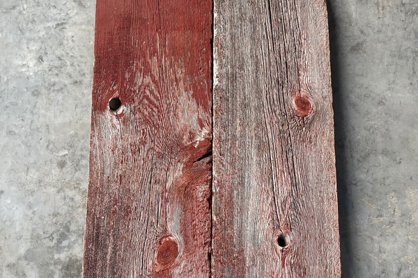 Faded Red Barn Siding