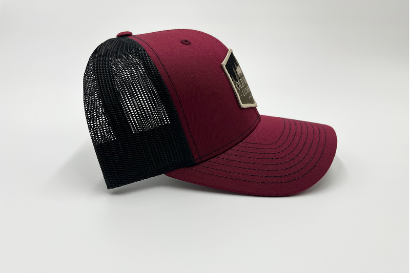 Old World Landscape Trucker- Cardinal